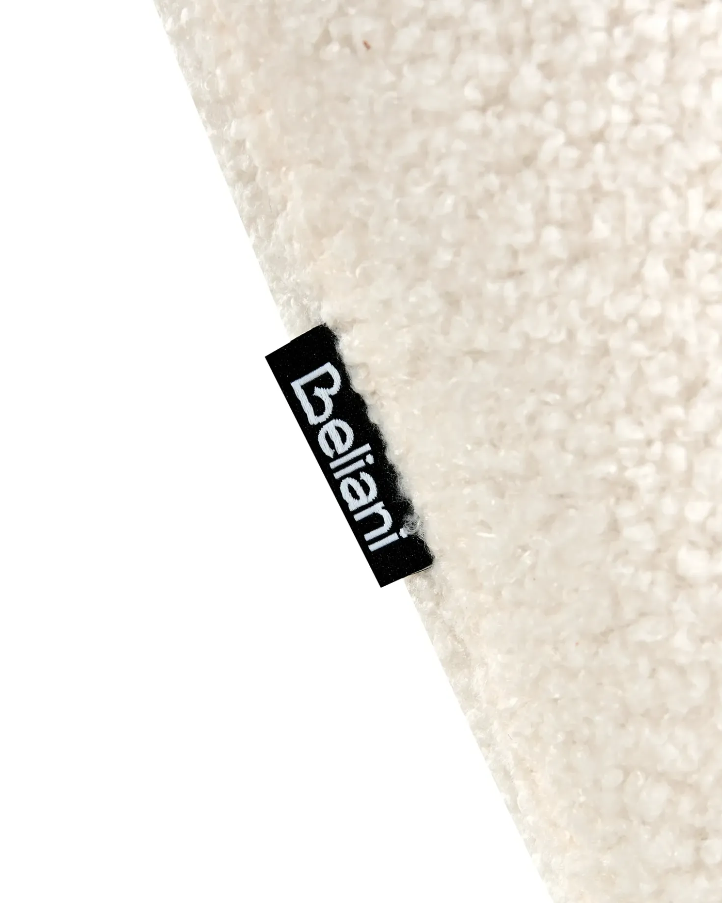Sedia reclinabile EPSE con poggiapiedi Bouclé Bianco sporco