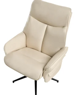 Sedia reclinabile ERATO Tessuto Beige chiaro