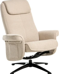Sedia reclinabile GERAS Bouclé Beige