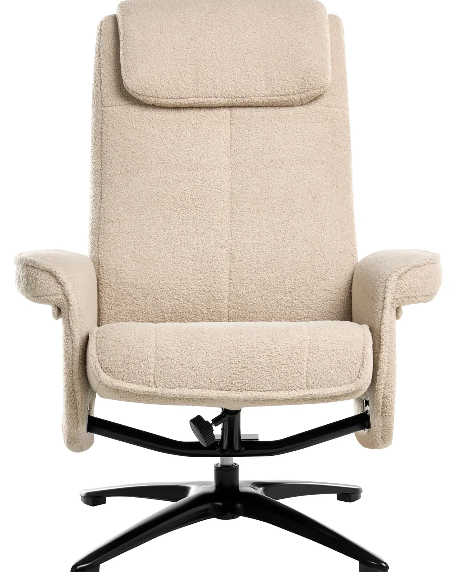 Sedia reclinabile GERAS Bouclé Beige