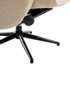 Sedia reclinabile JAPET Bouclé Beige