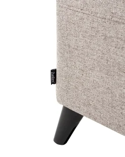 Sedia reclinabile SELVIK Poggiapiedi a scomparsa Tessuto Beige
