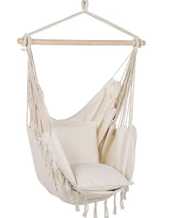 Sedia sospesa da fissare al soffitto BONEA Cotone Beige