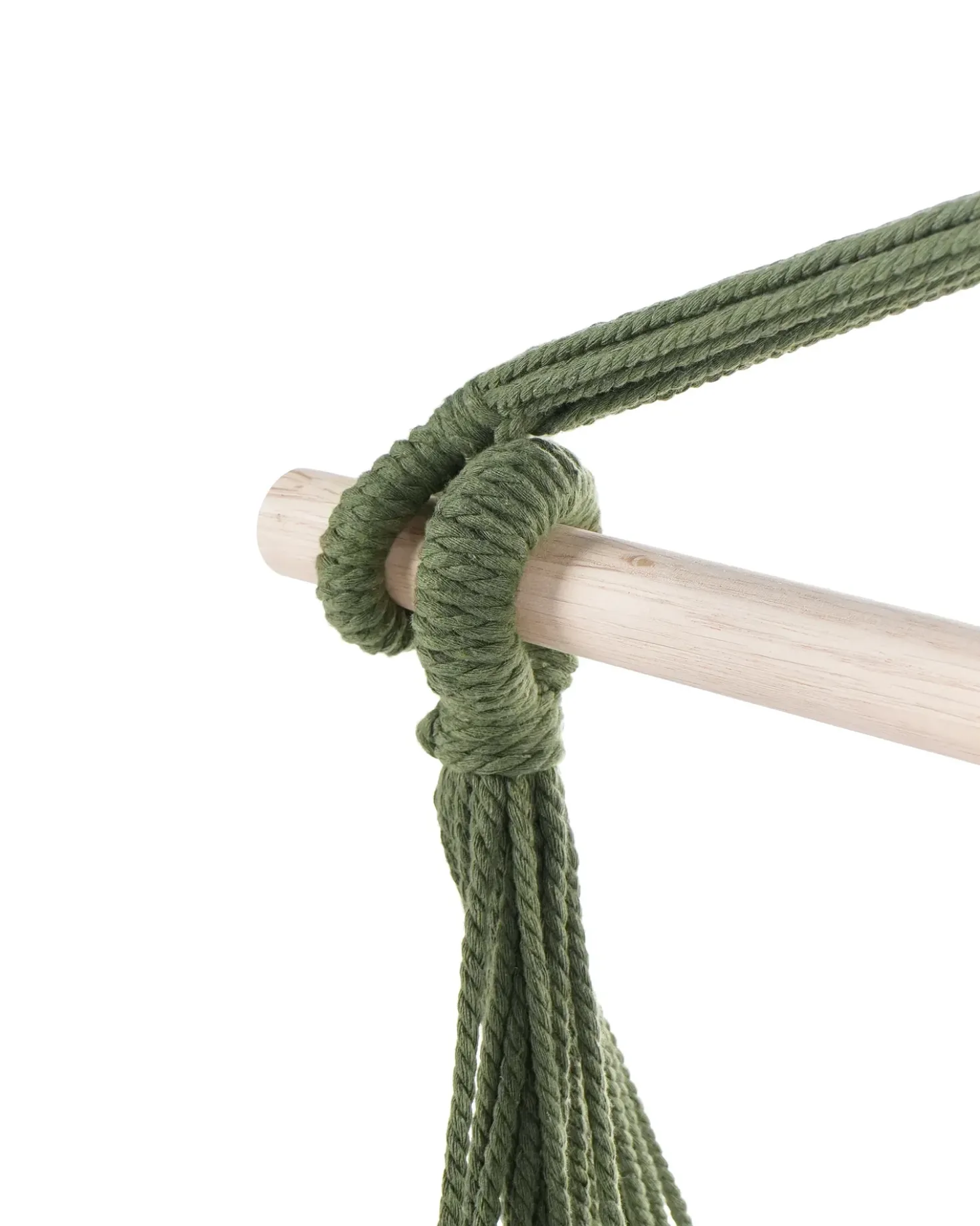 Sedia sospesa da fissare al soffitto BONEA Cotone Verde