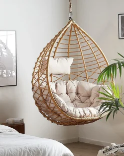 Sedia sospesa da fissare al soffitto ARSITA Rattan sintetico (PE) Naturale