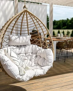 Sedia sospesa da fissare al soffitto ARSITA Rattan sintetico (PE) Naturale