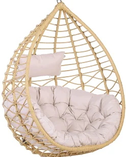 Sedia sospesa da fissare al soffitto ARSITA Rattan sintetico (PE) Naturale