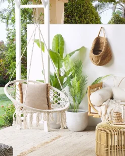 Sedia sospesa da fissare al soffitto GABELLA Cotone Bianco
