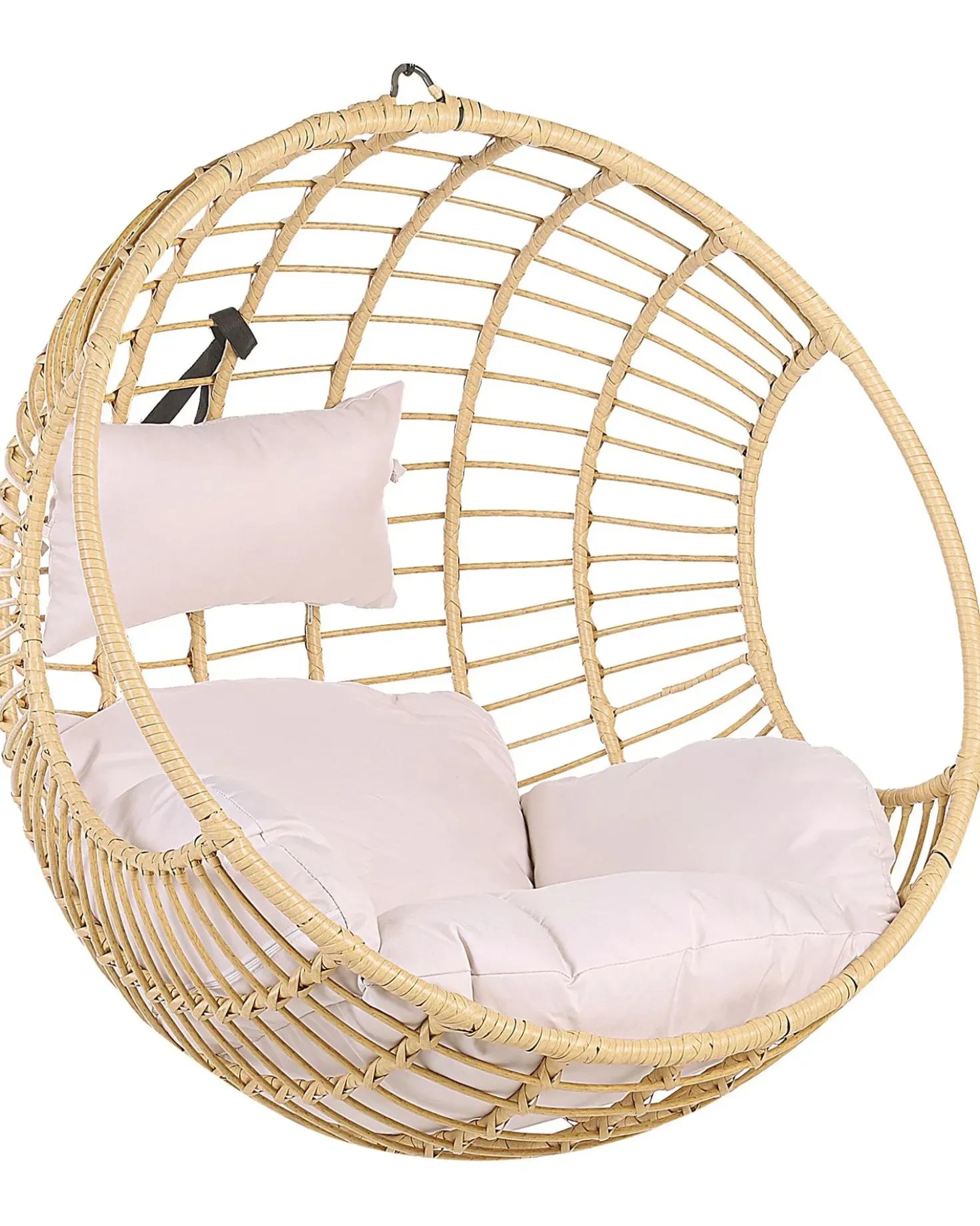 Sedia sospesa da fissare al soffitto ASPIO Rattan sintetico (PE) Naturale