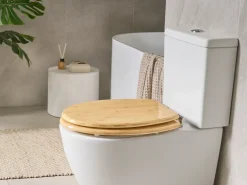 Sedile per WC CUAREIM Soft Close Bambù Marrone chiaro