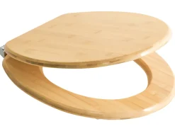 Sedile per WC CUAREIM Soft Close Bambù Marrone chiaro