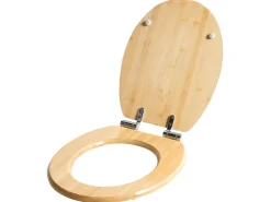 Sedile per WC CUAREIM Soft Close Bambù Marrone chiaro