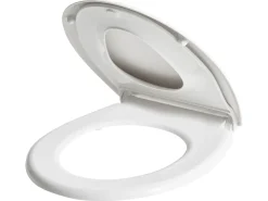 Sedile per WC FAGNANO Soft Close 2 in 1 Duroplastica Bianco