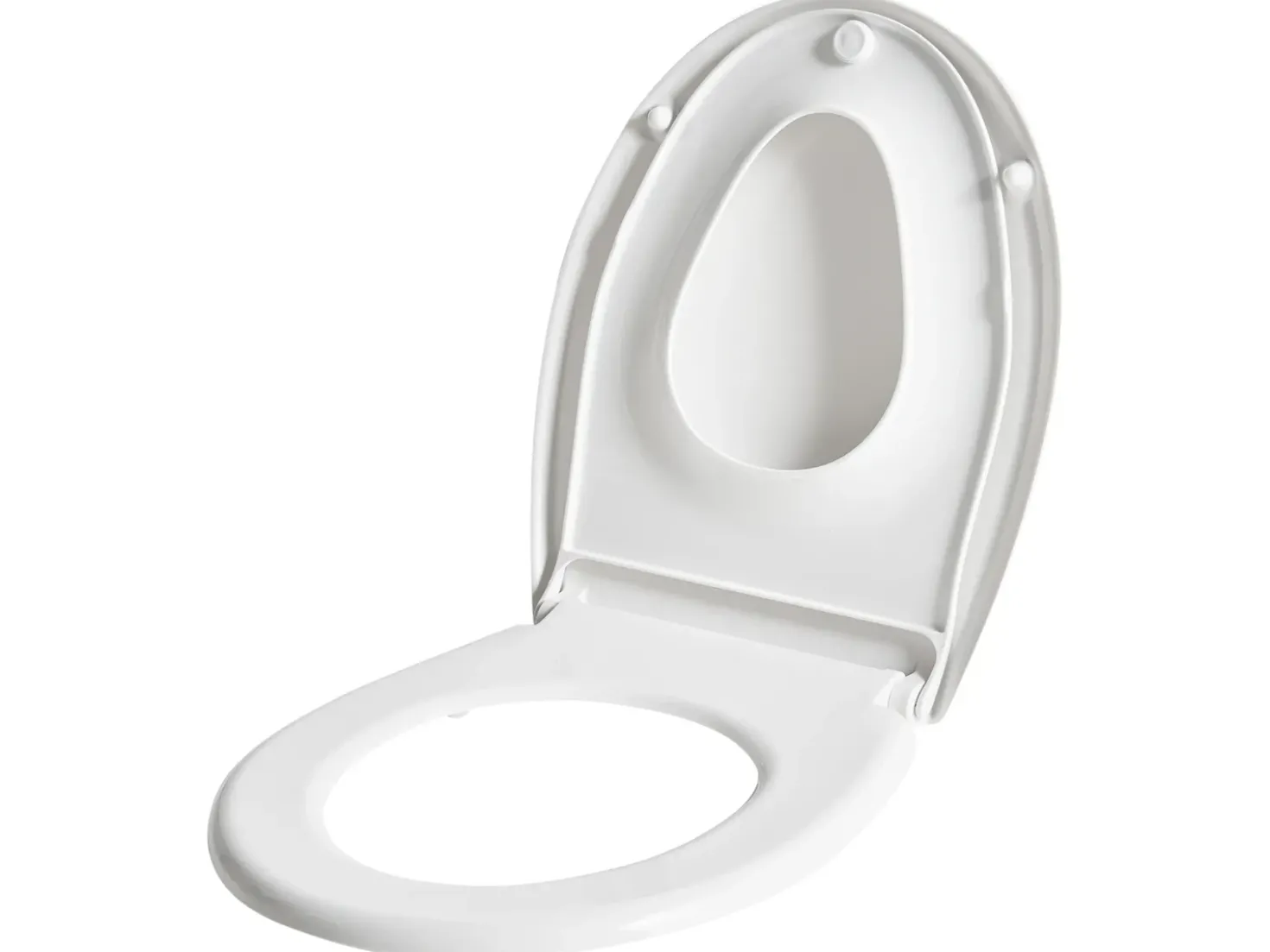 Sedile per WC FAGNANO Soft Close 2 in 1 Duroplastica Bianco
