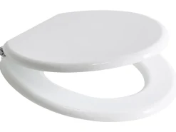 Sedile per WC MAZARUNI Soft Close Fibra a media densità (MDF) Bianco