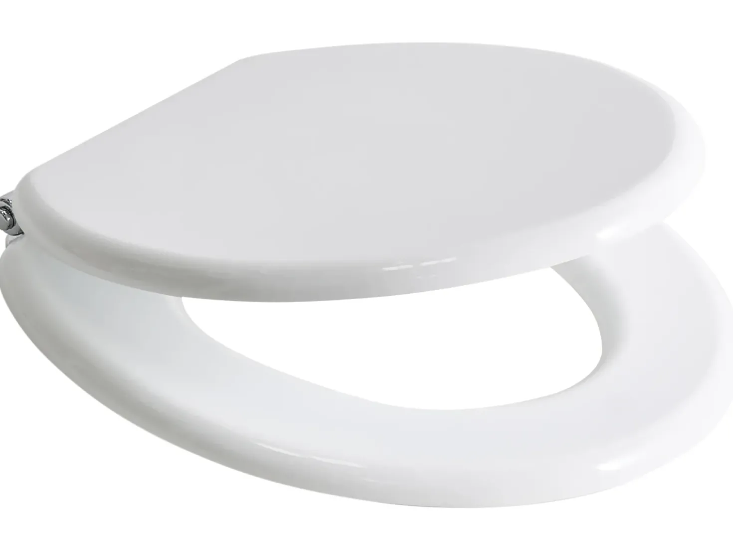 Sedile per WC MAZARUNI Soft Close Fibra a media densità (MDF) Bianco