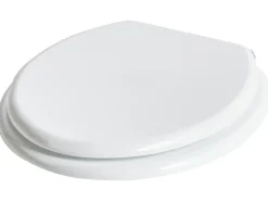 Sedile per WC MAZARUNI Soft Close Fibra a media densità (MDF) Bianco
