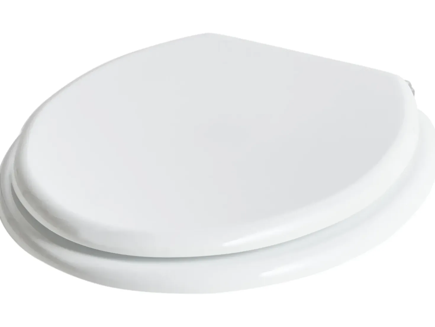 Sedile per WC MAZARUNI Soft Close Fibra a media densità (MDF) Bianco