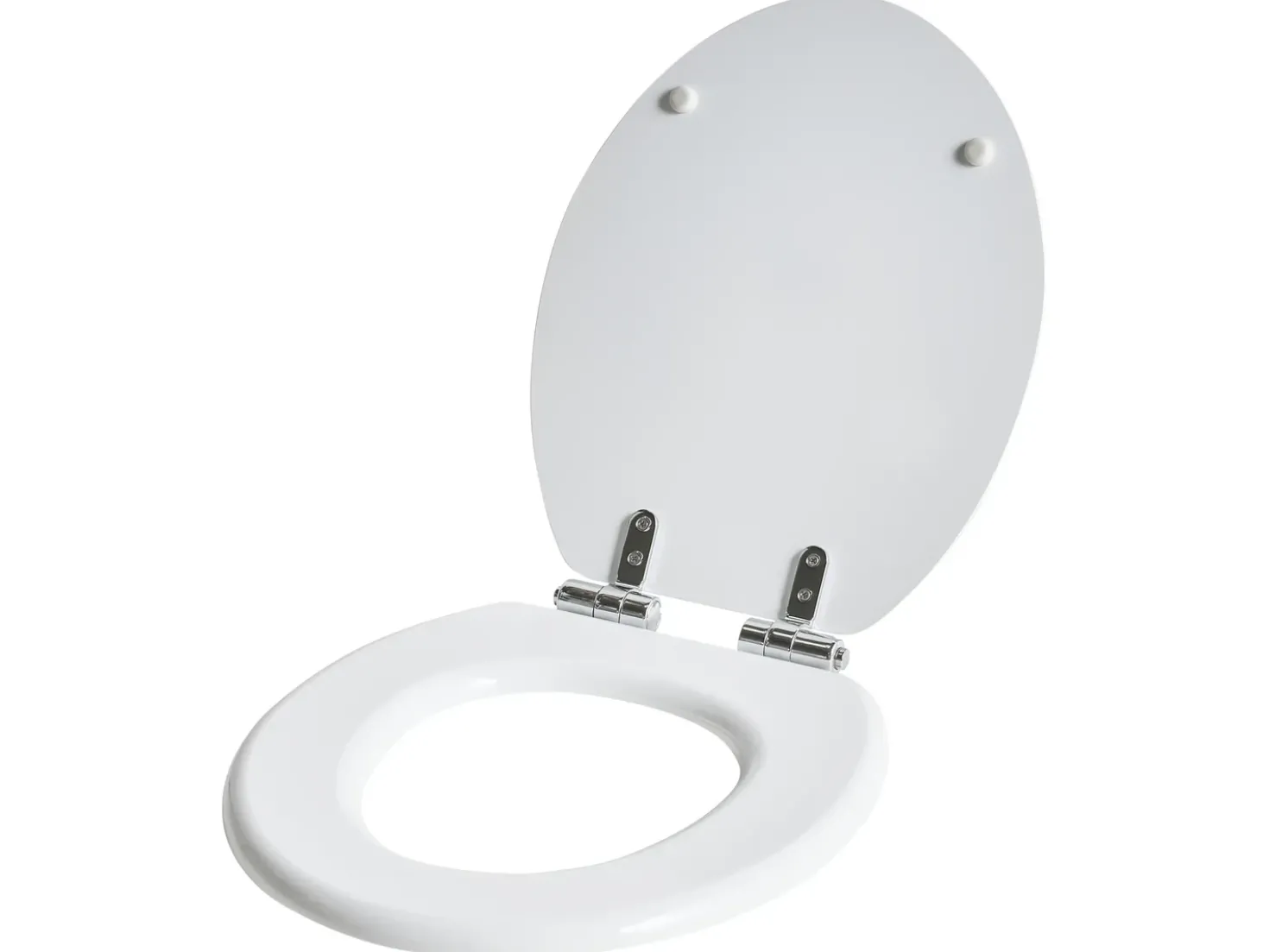 Sedile per WC MAZARUNI Soft Close Fibra a media densità (MDF) Bianco