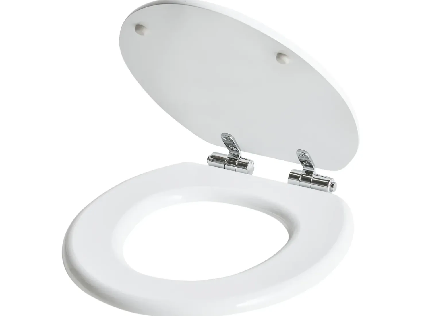 Sedile per WC MAZARUNI Soft Close Fibra a media densità (MDF) Bianco