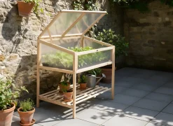 Serra da balcone ARANOVA Legno di abete Marrone chiaro 58 cm