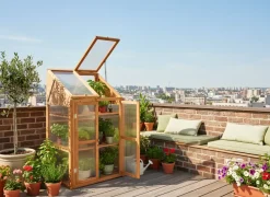 Serra da balcone VOLVERA Legno di abete Marrone chiaro 49 cm