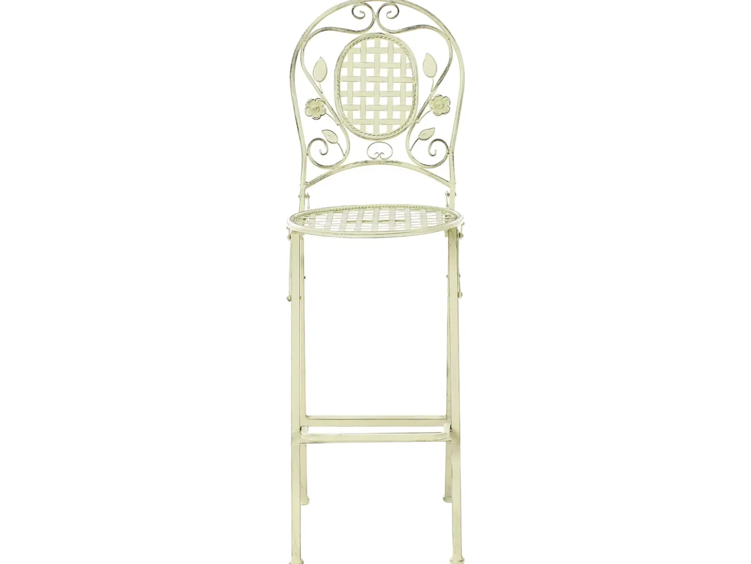 Set bar da giardino Pieghevole BIVIO Metallo Verde chiaro