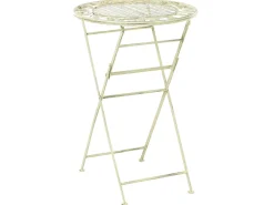Set bar da giardino Pieghevole BIVIO Metallo Verde chiaro