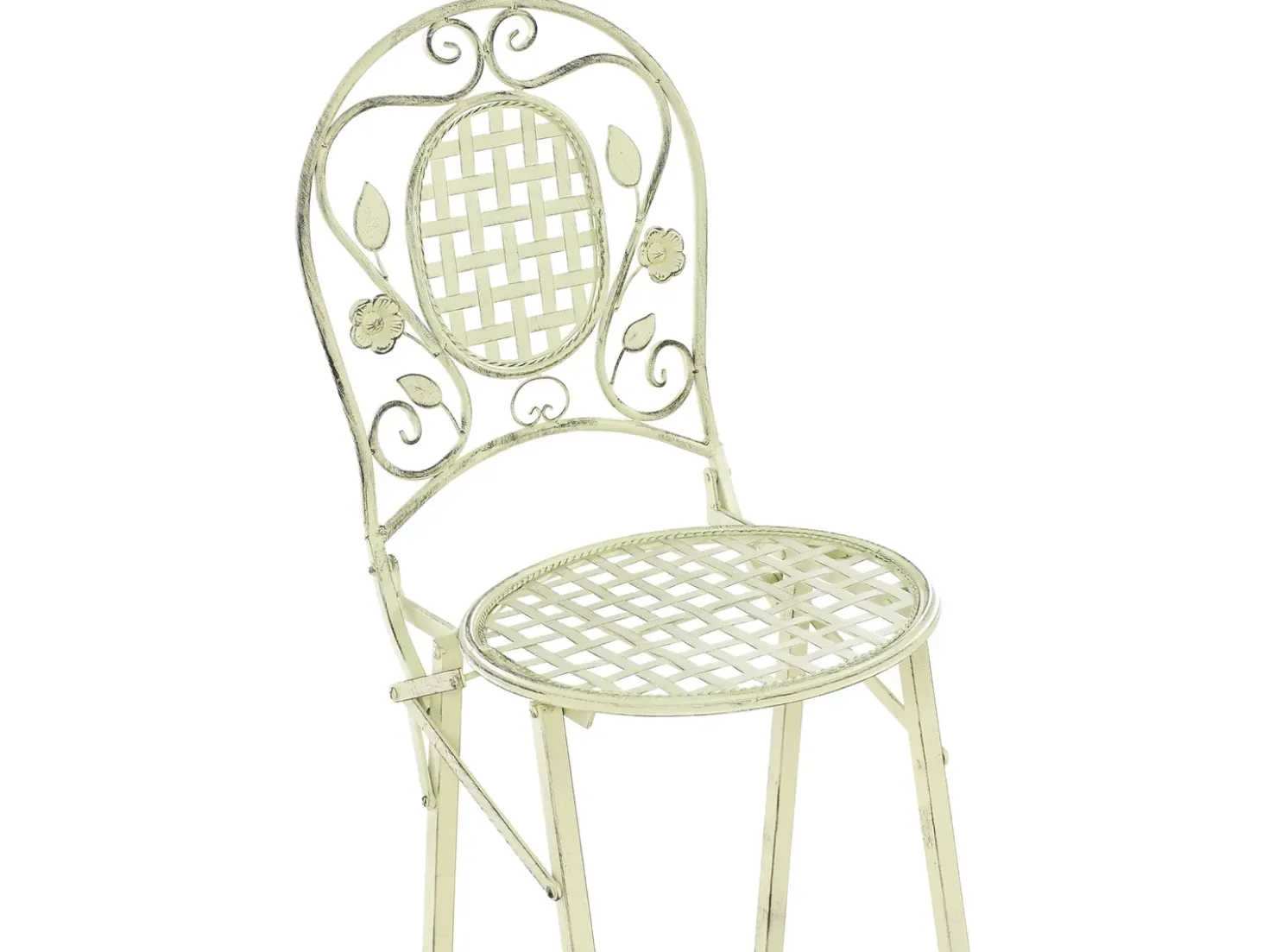 Set bar da giardino Pieghevole BIVIO Metallo Verde chiaro