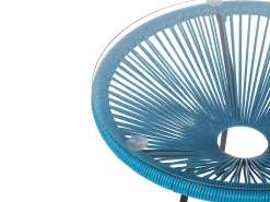 Set bistrot ACAPULCO II Rattan sintetico (PE) Blu