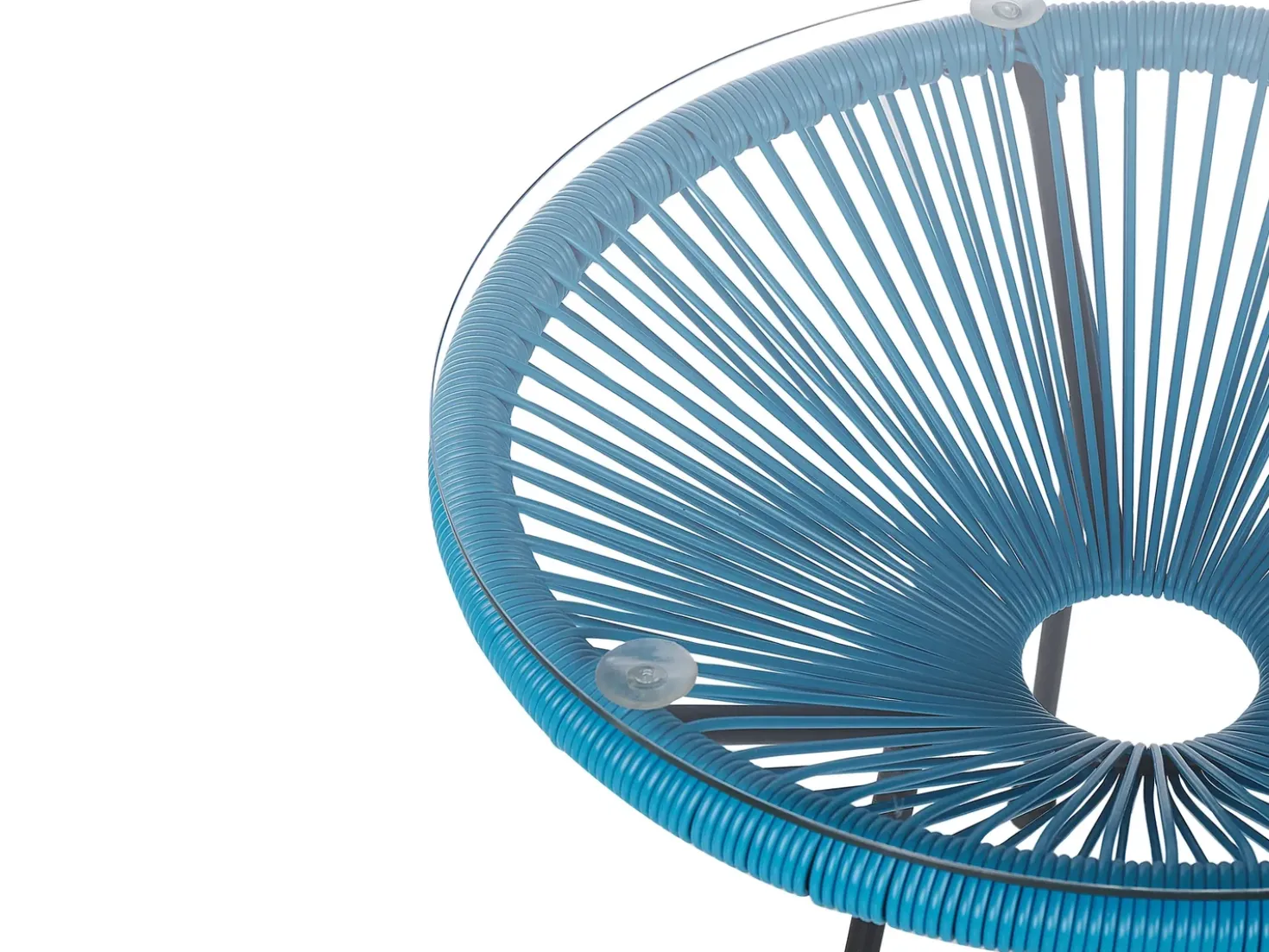 Set bistrot ACAPULCO II Rattan sintetico (PE) Blu