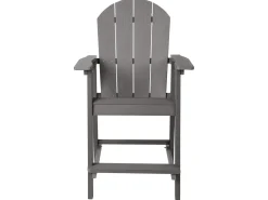 Set bistrot ADIRONDACK Grigio scuro