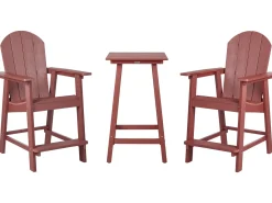 Set bistrot ADIRONDACK Rosso