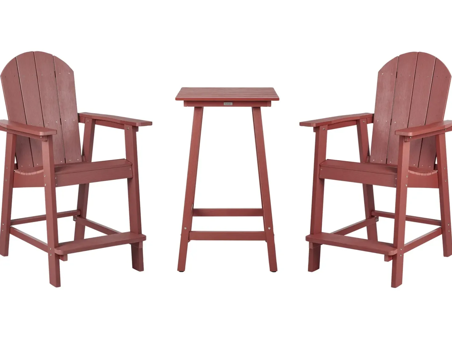 Set bistrot ADIRONDACK Rosso