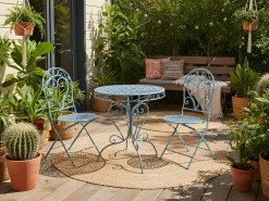 Set bistrot ALBINIA Metallo Blu