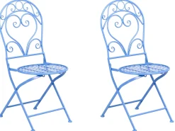 Set bistrot ALBINIA Metallo Blu
