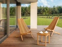 Set bistrot BELLANO Legno d'acacia Marrone