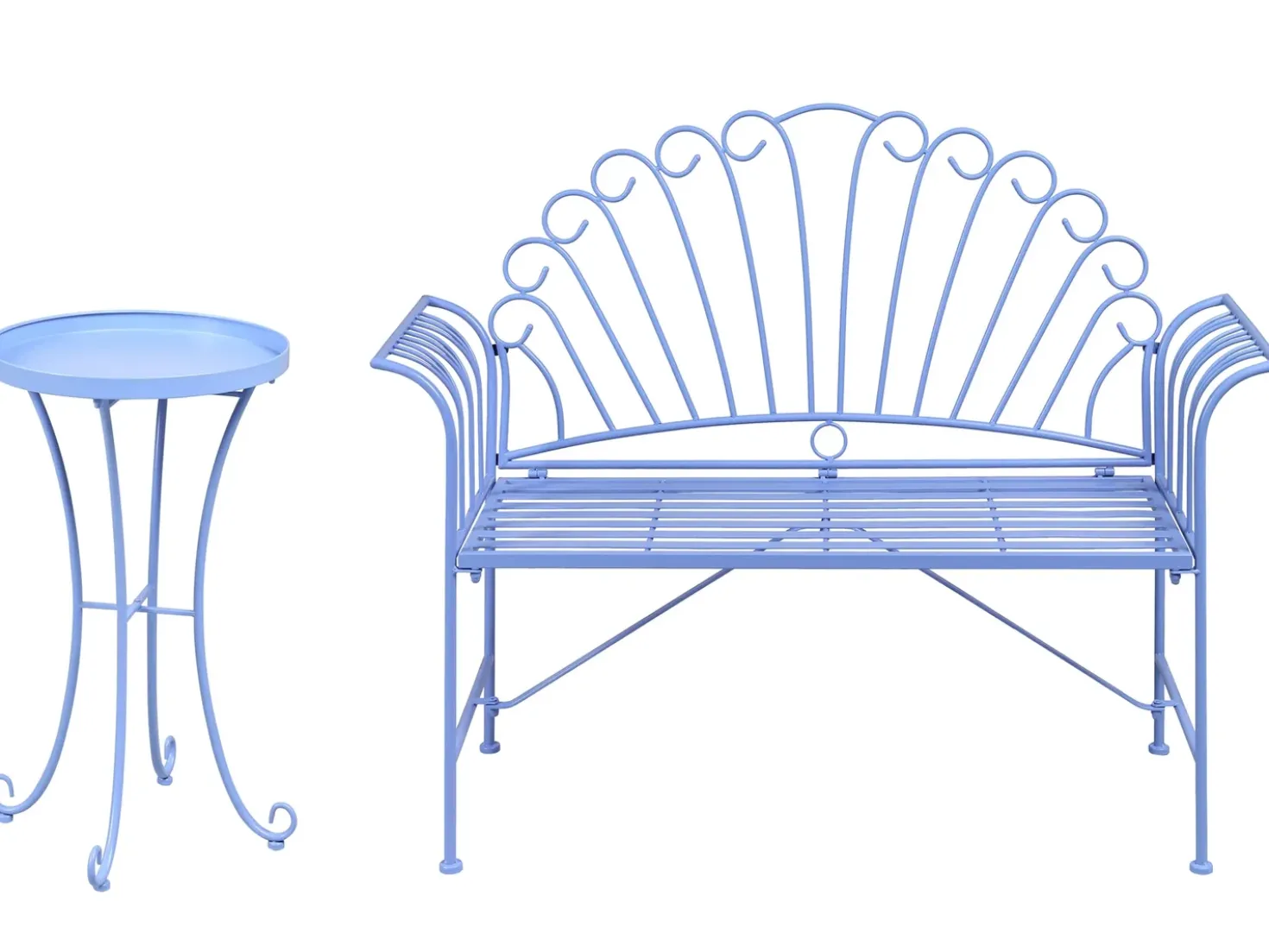Set bistrot CAVINIA Metallo Azzurro
