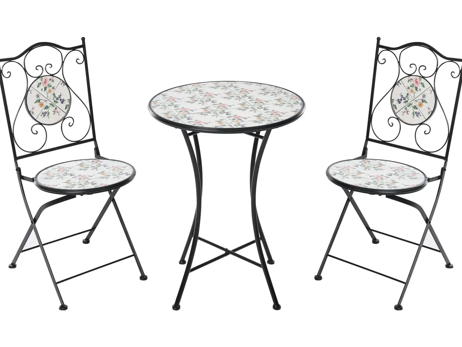 Set bistrot COLLIO Metallo Nero