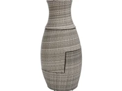 Set bistrot con cuscini CAPRI Rattan sintetico (PE) Grigio
