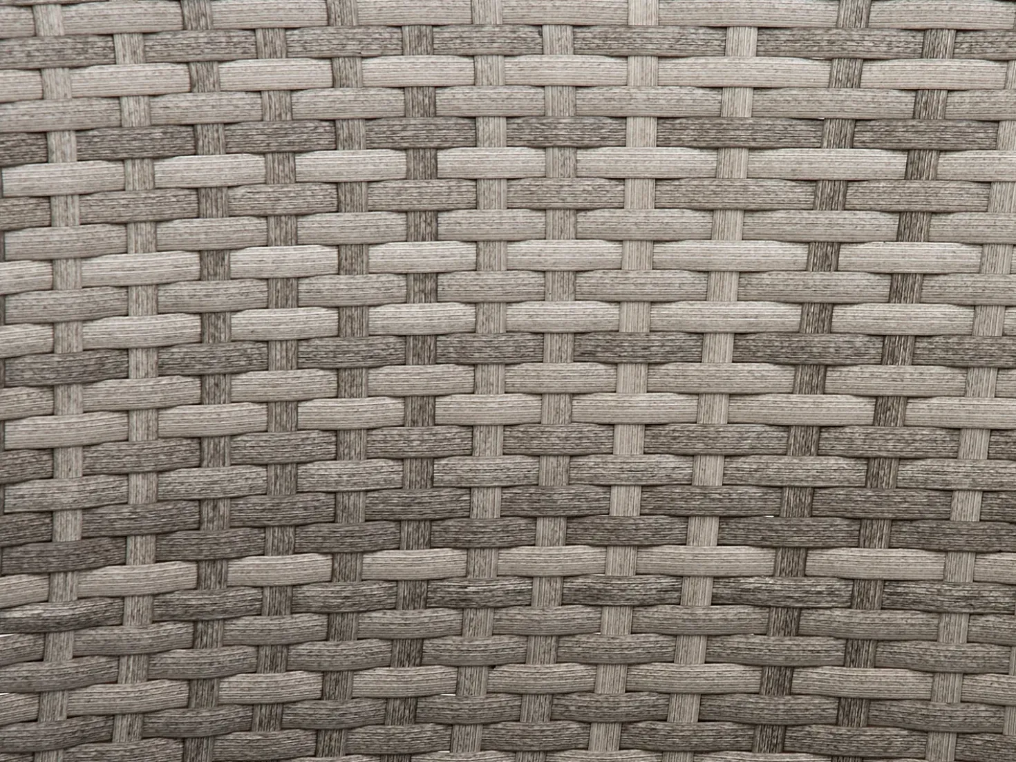 Set bistrot con cuscini CAPRI Rattan sintetico (PE) Grigio