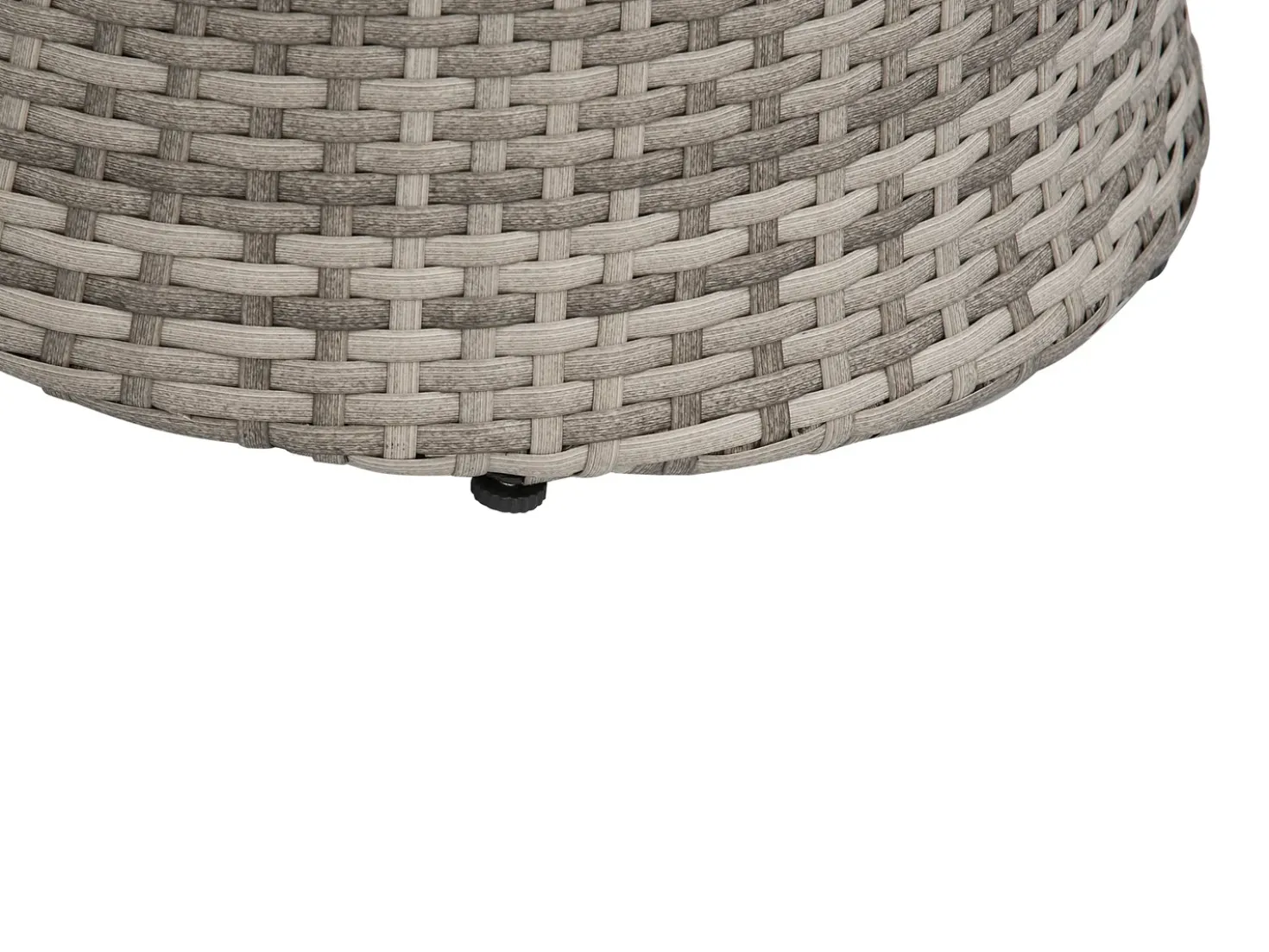 Set bistrot con cuscini CAPRI Rattan sintetico (PE) Grigio