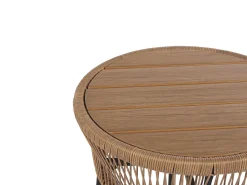 Set bistrot con cuscini GARGANO Rattan sintetico (PE) Marrone chiaro