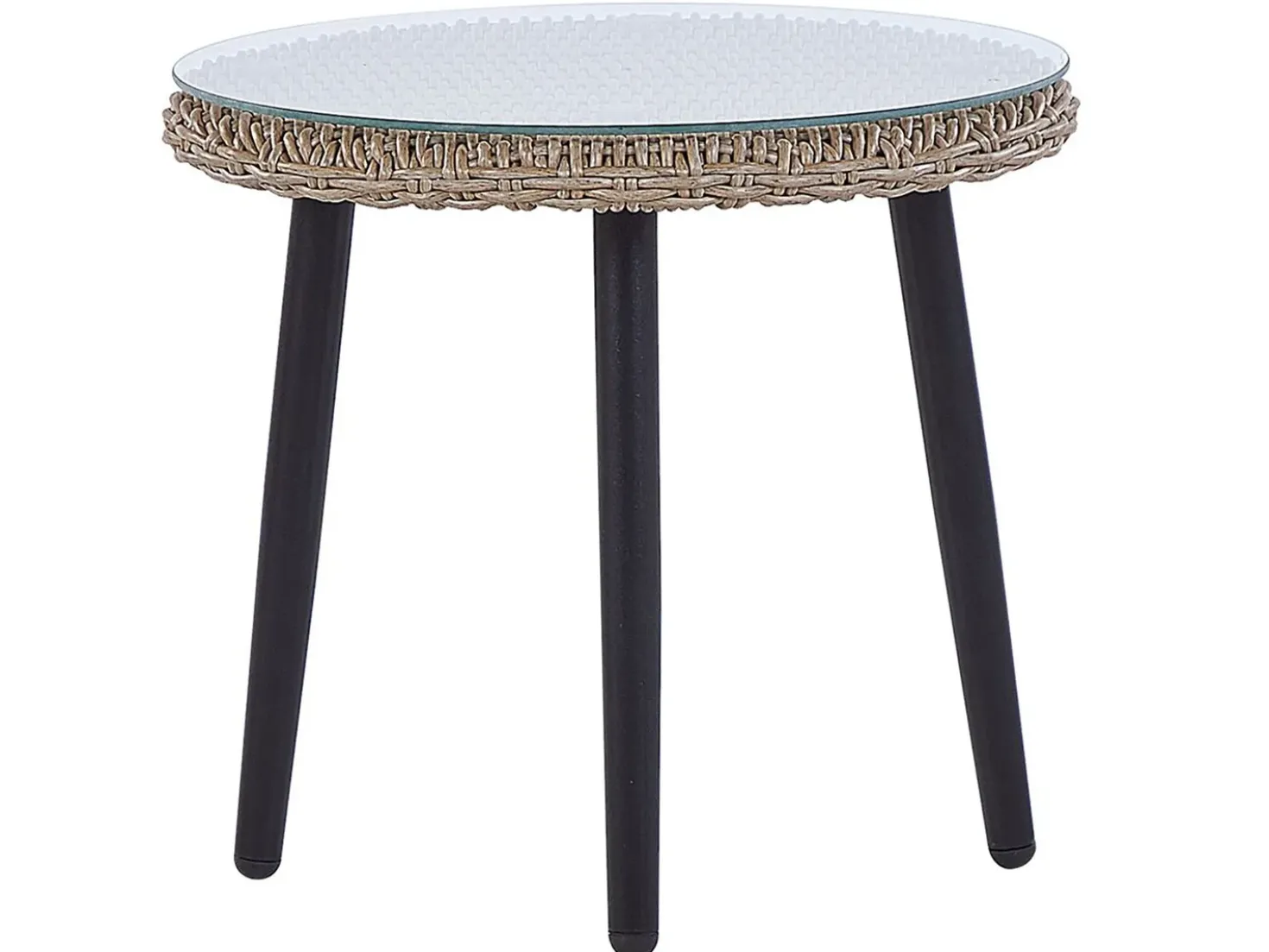 Set bistrot con cuscini ORTIGIA Rattan sintetico (PE) Beige chiaro Beige