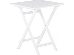 Set bistrot con cuscini Pieghevole FIJI Legno d'acacia Blu