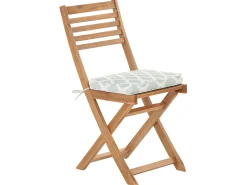Set bistrot con cuscini Pieghevole FIJI Legno d'acacia Verde menta