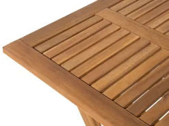 Set bistrot con cuscini Pieghevole FIJI Legno d'acacia Verde menta