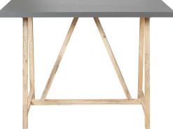 Set bistrot con cuscini TALAMONE Legno d'acacia Grigio