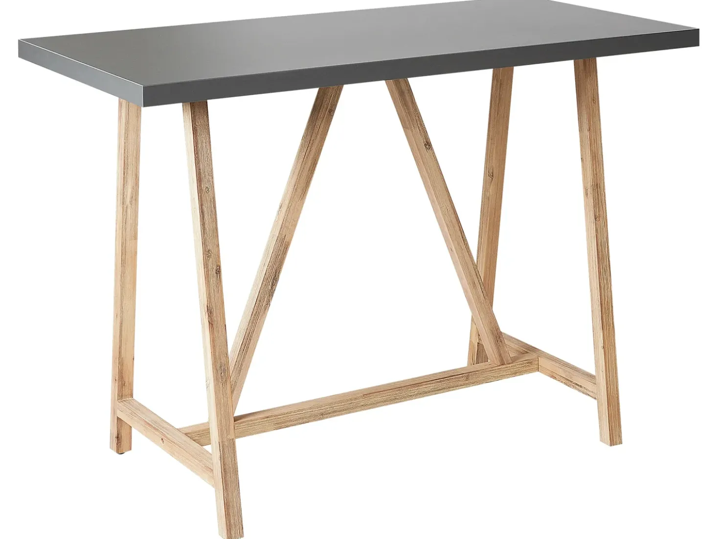 Set bistrot con cuscini TALAMONE Legno d'acacia Grigio