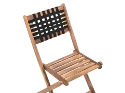 Set bistrot CONIOLO Legno d'acacia Marrone/Nero